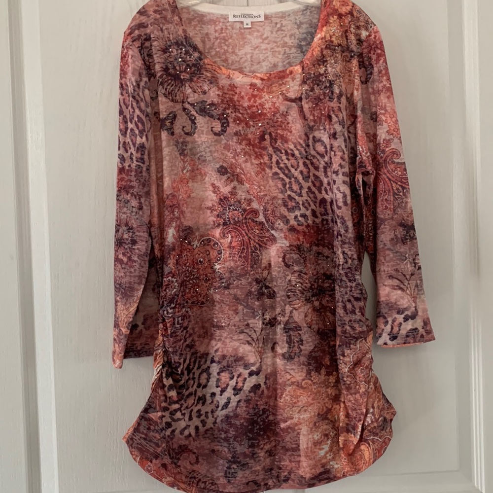 Northern Reflections dressy top with tiny bling